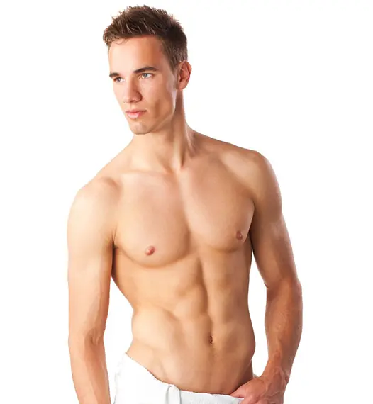 Male Full Body Laser Hair Removal Model
