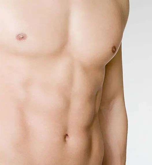 Male Stomach Laser Treatment Model